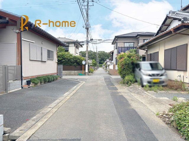 ひたちなか市津田　新築戸建て　B号棟の前面道路含む現地写真|周辺環境も併せて案内致します♪
ぜひ現地へお越しください♪
