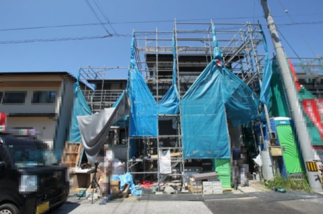 海老ノ丸　新築戸建　1号棟　（全2区画）の外観|1号棟　土地面積　132.24㎡（約40.00坪）