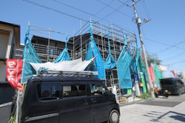 海老ノ丸　新築戸建　1号棟　（全2区画）の外観|1号棟　土地面積　132.24㎡（約40.00坪）