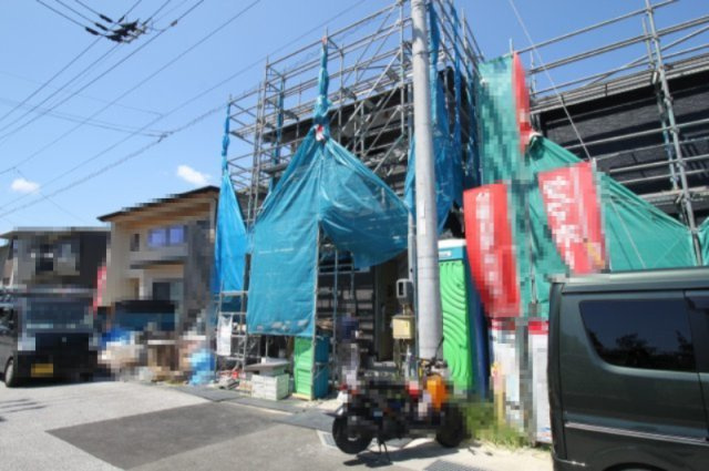海老ノ丸　新築戸建　1号棟　（全2区画）の外観|1号棟　土地面積　132.24㎡（約40.00坪）