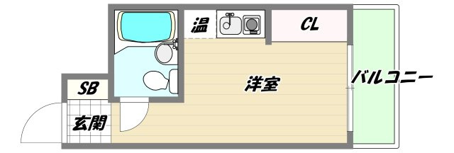 大阪市淀川区東三国１丁目の賃貸マンションの間取り