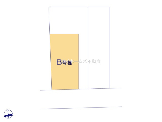 【区画図】 | 江南市宮後町砂場東139『仲介料無料』新築戸建て | B号棟
