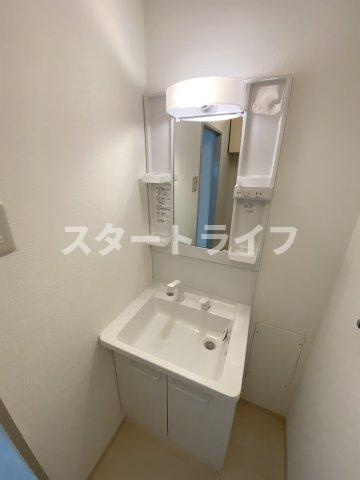 大阪市淀川区十八条２丁目の賃貸マンションの洗面所