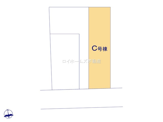 【区画図】 | 江南市宮後町砂場東139『仲介料無料』新築戸建て | C号棟