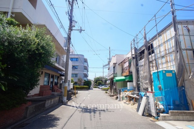 【前面道路含む現地写真】 | 八尾市東山本新町丁目 | 南向き☆【前面道路：広々幅員6.7ｍ☆】