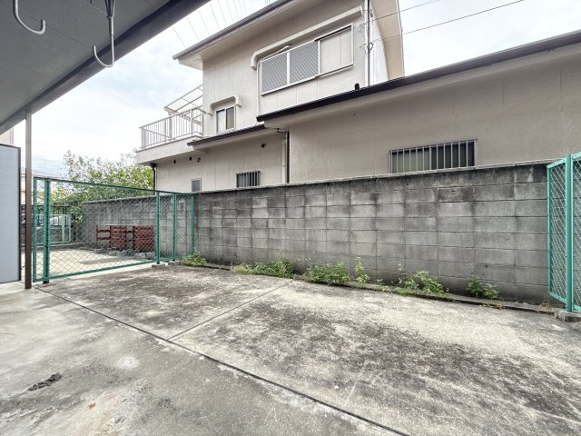 八八マンションのバルコニー