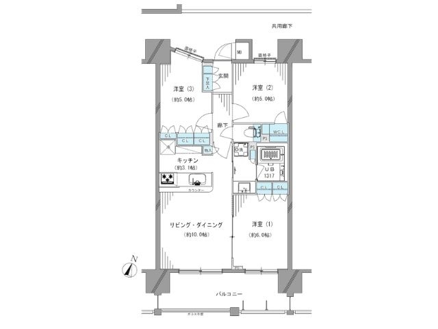 プレシス南林間の間取り