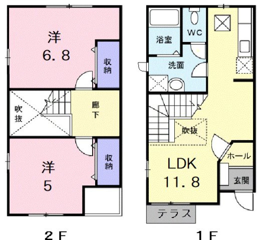 101号室間取り図