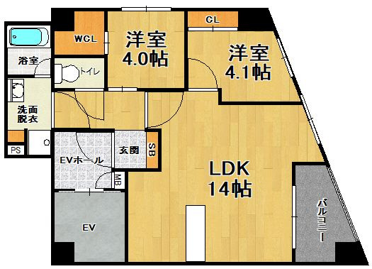 ARCBLISS二日市の間取り