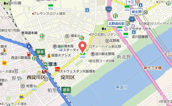 【地図】 | MJC大阪ラフィーネ
