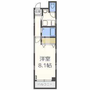 CITY SPIRE上本町の間取り|CITY SPIRE上本町　間取り