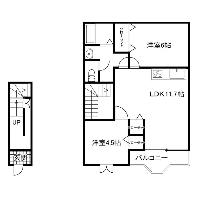 サンライト広町の間取り