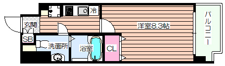 【間取り】 | ビバーチェ鷺洲