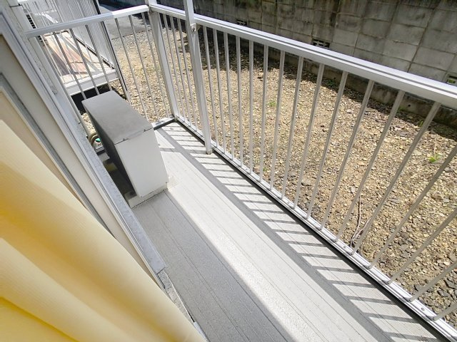 三景ハイツのバルコニー