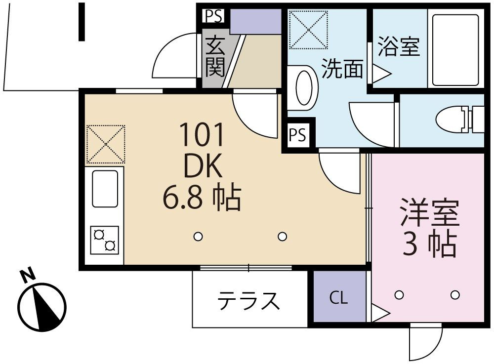 メゾン ド ブリエの間取り