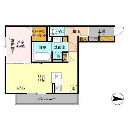 セジュール柏の葉の間取り