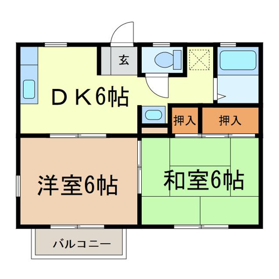 【間取り】 | ウィングコーポラスⅡ