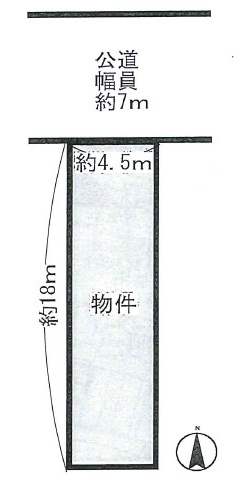 南区六条町三丁目　売地の土地図|区画図　※図面と現況が異なる場合は現況優先といたします。