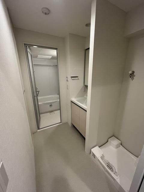 クレストコート旗の台の洗面所|ゆったりとスペースのある洗面所