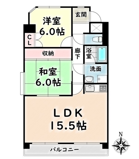 【間取り】 | ラフォーレDAIDOU【名古屋市賃貸・エレベーター】
