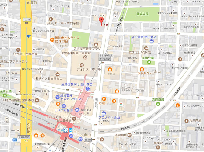 Ａ．Ｓビル金山の地図