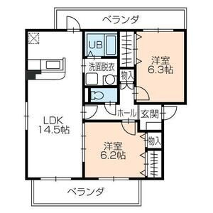ボヌールの間取り