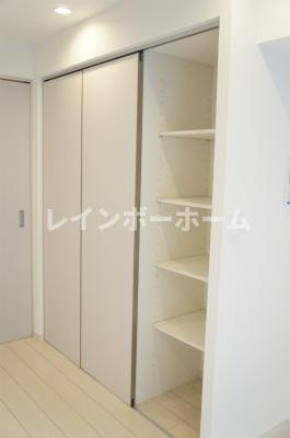 リブリ・Plumeria 柏の収納|大きなものも収納できそうです