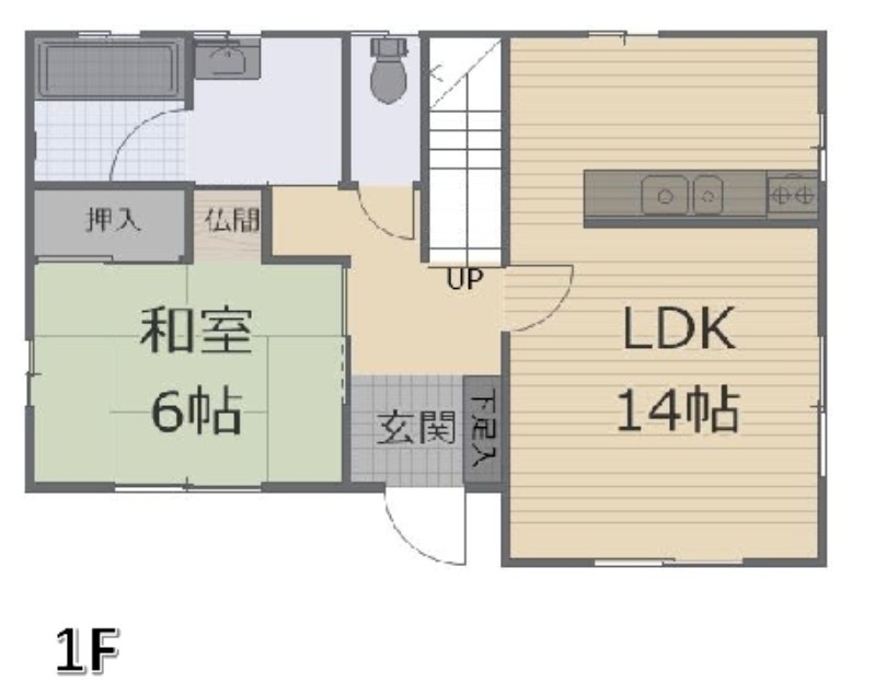 藤岡町藤岡　中古戸建の間取り