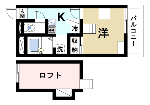 レオパレスＥＡＳＴ　ＦＩＥＬＤ　精華の間取り|間取りはこのようになっています