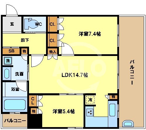 リーガルタワー大阪の間取り|リーガルタワー大阪　間取り