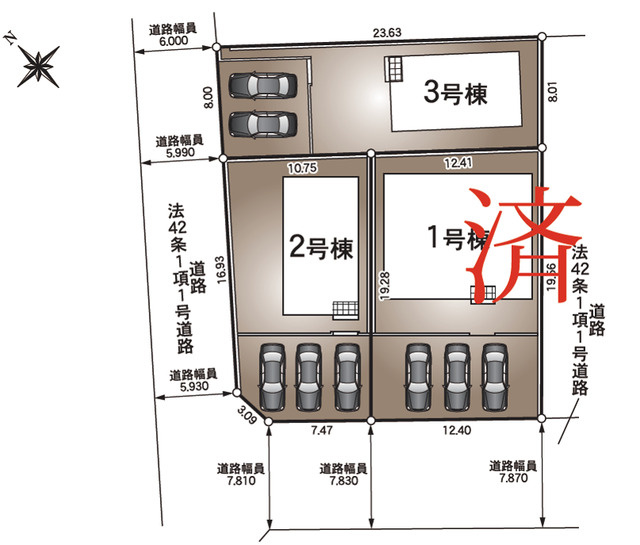 クレイドルガーデン光市浅江第4の区画図