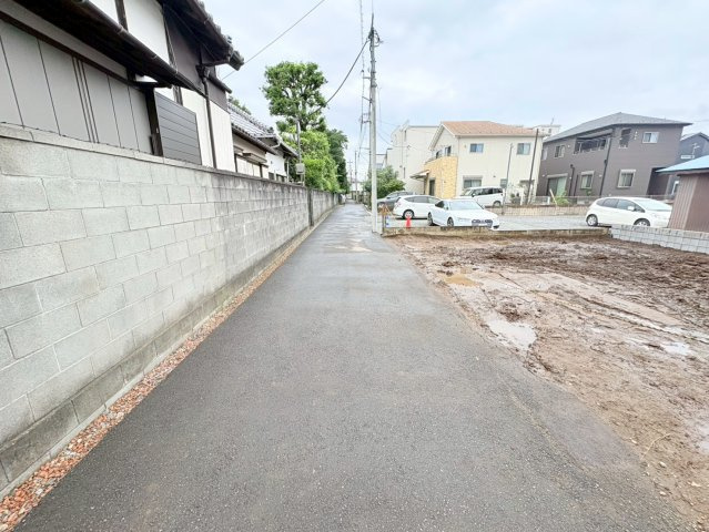 川越市末広町1丁目　建築条件なし売地　東武東上線『川越市駅』徒歩14分　【月越小学区】の前面道路含む現地写真