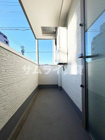 SQUARE中村区役所のバルコニー