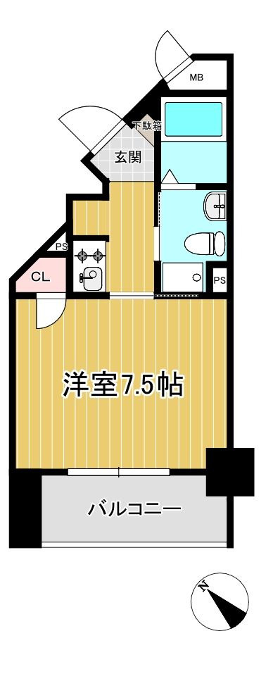 ダイナコート六本松Ⅴの間取り