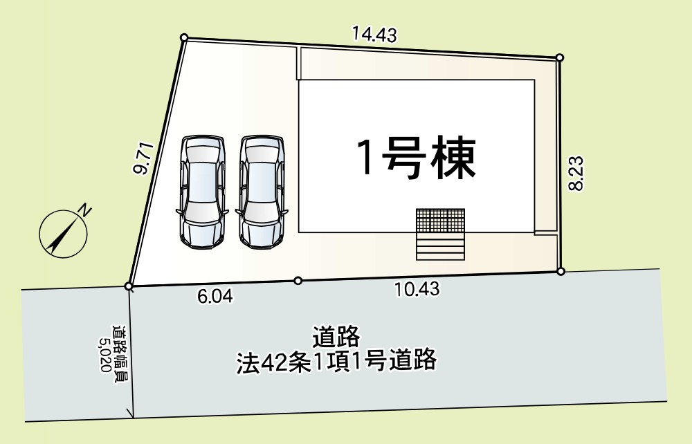 【新築戸建】高崎市新町第13の区画図|■区画図