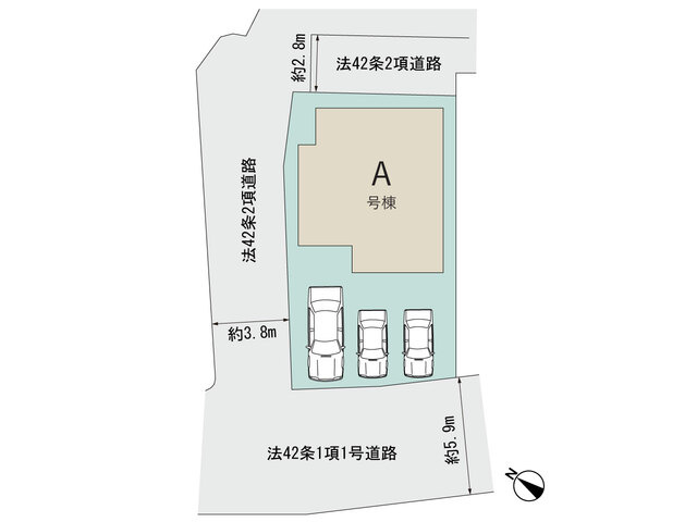 糸満市糸満（限定1棟）の区画図|A号棟　