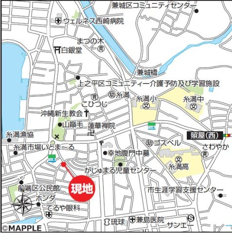 糸満市糸満（限定1棟）の地図|地図♪