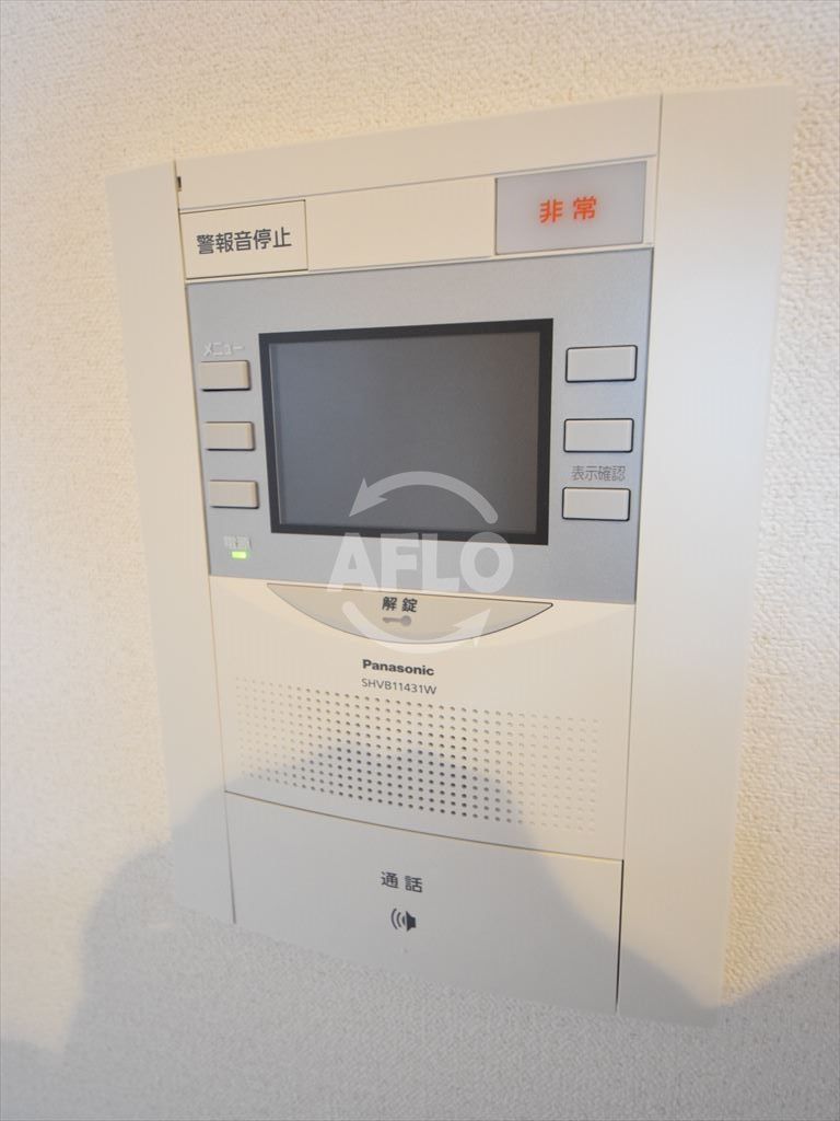 プレサンス上町台夕陽丘のセキュリティ|プレサンス上町台夕陽丘　TVモニターインターホン