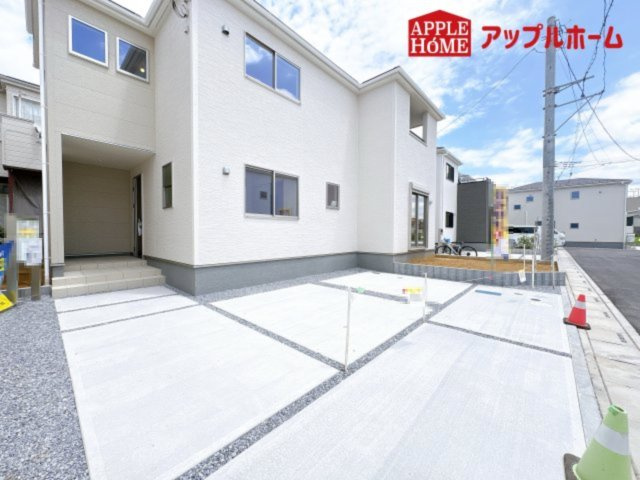 [新築住宅] 鴻巣市松原 3期 全5棟の外観|☆内覧可能☆アップルホームでは物件のメリットデメリットお客様の立場にたちお伝えさせていただきます！いつでもお気軽にお問合せOKです！TEL「0120-466263」