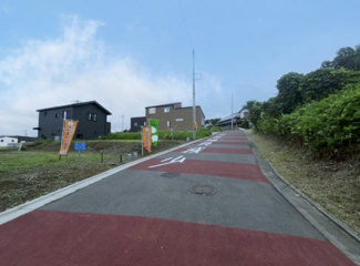 【前面道路含む現地写真】 | グランファミーロもねの里　土地　35号地　物井駅