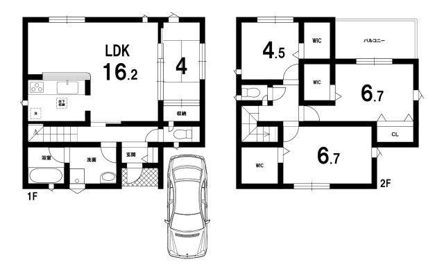 新築戸建の間取り