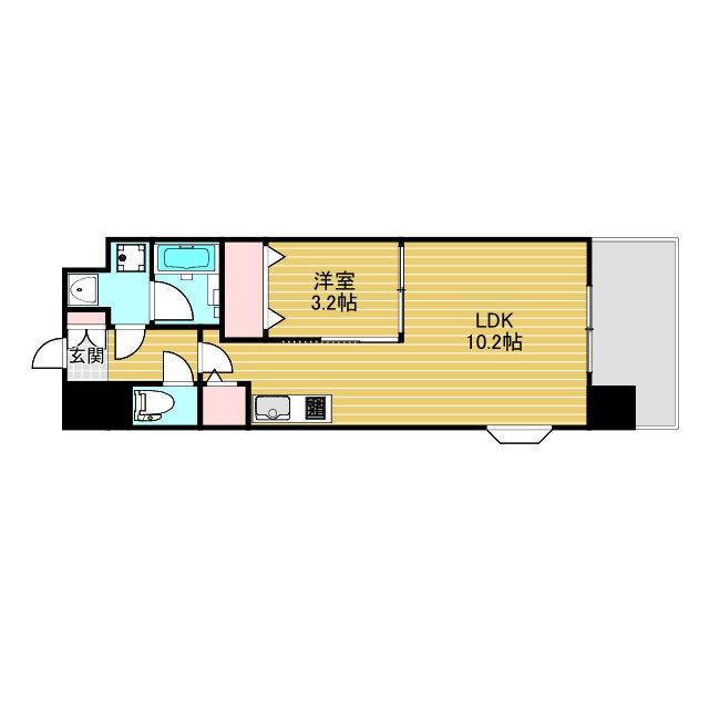 パークレジデンス江坂の間取り