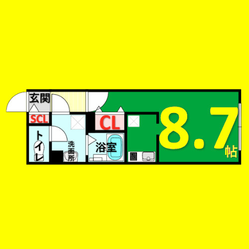 G VIVRE 御器所　名古屋市賃貸　仲介手数料無料の間取り