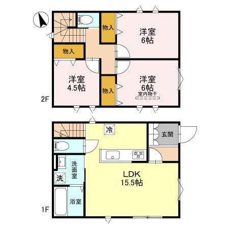 cLasso B棟の間取り
