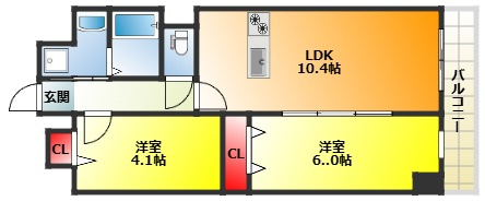 【間取り】 | アーバンパーク新大阪