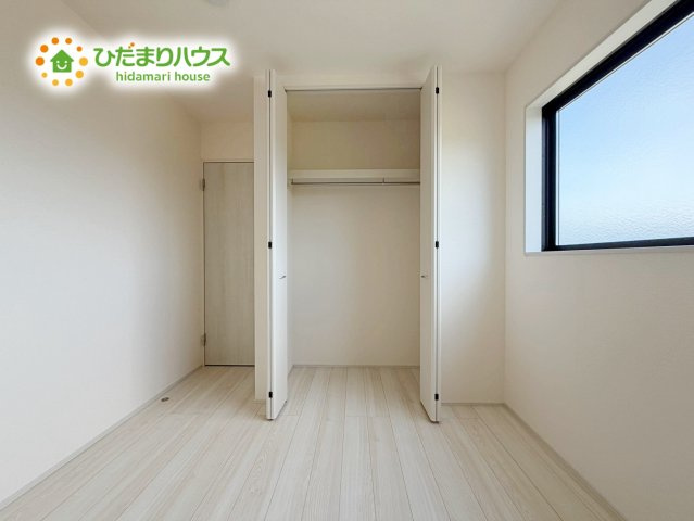 いわき市勿来町窪田町通1丁目第1　新築戸建　3号棟の収納|洋室B　収納