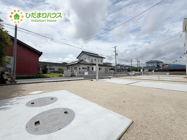 いわき市勿来町窪田町通1丁目第1　新築戸建　3号棟の庭|お庭付物件になります！お庭遊びや、プールなどお子様も大喜び(^^)