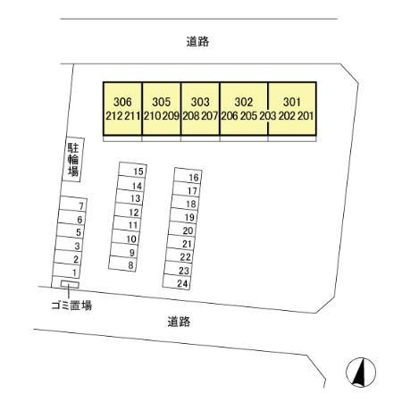 ロイヤルパレス春日山の区画図