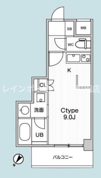 ＪＭＦＲｅｓｉｄｅｎｃｅ町田※初期費用分割あと払いサービス利用可能物件の間取り