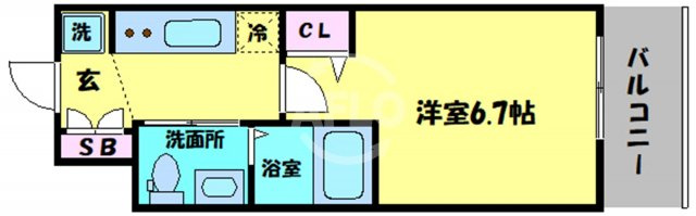 エグゼ大阪ドームの間取り|エグゼ大阪ドーム　間取り